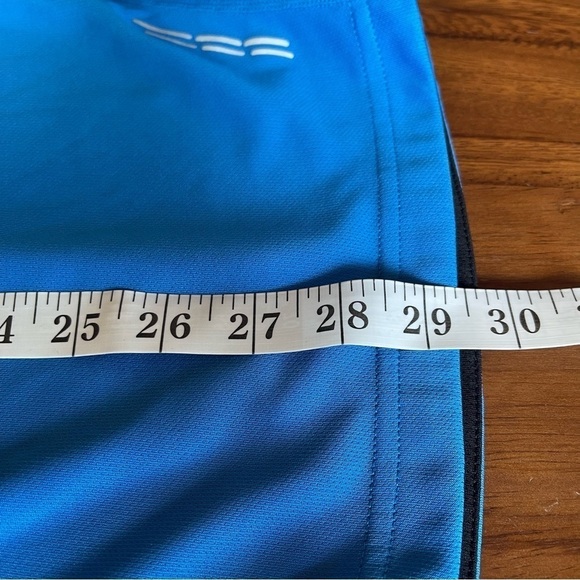 Fila sport 1/4 zip pull over blue size large lightweight reflective strips - Picture 6 of 12